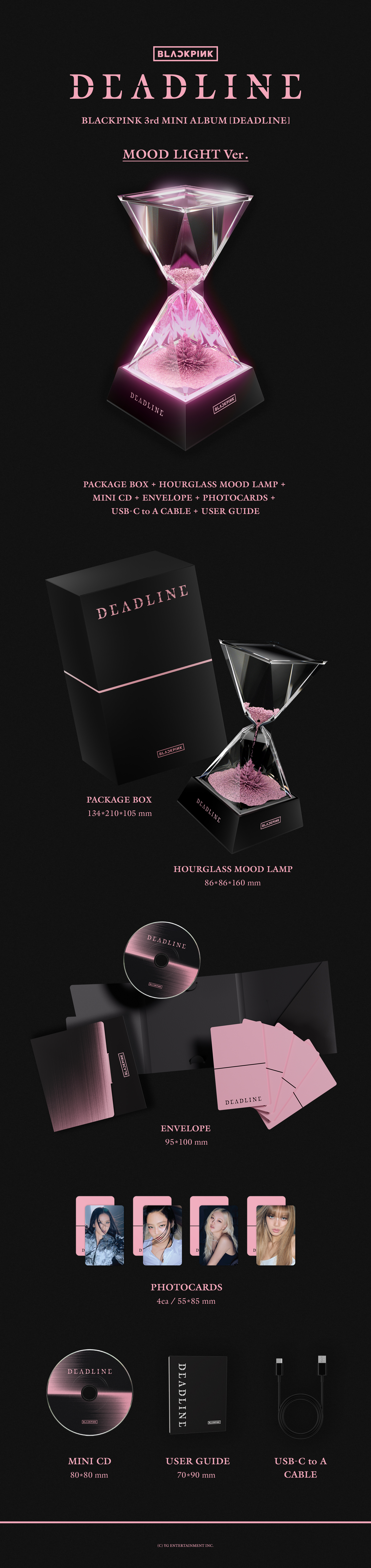 Blackpink: Deadline (Mood Light Version) kpop album 8800331139088